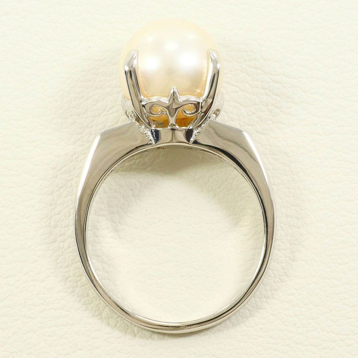 PT 900 プラチナ リング 指輪 7号 パール 真珠 総重量約5.2 g