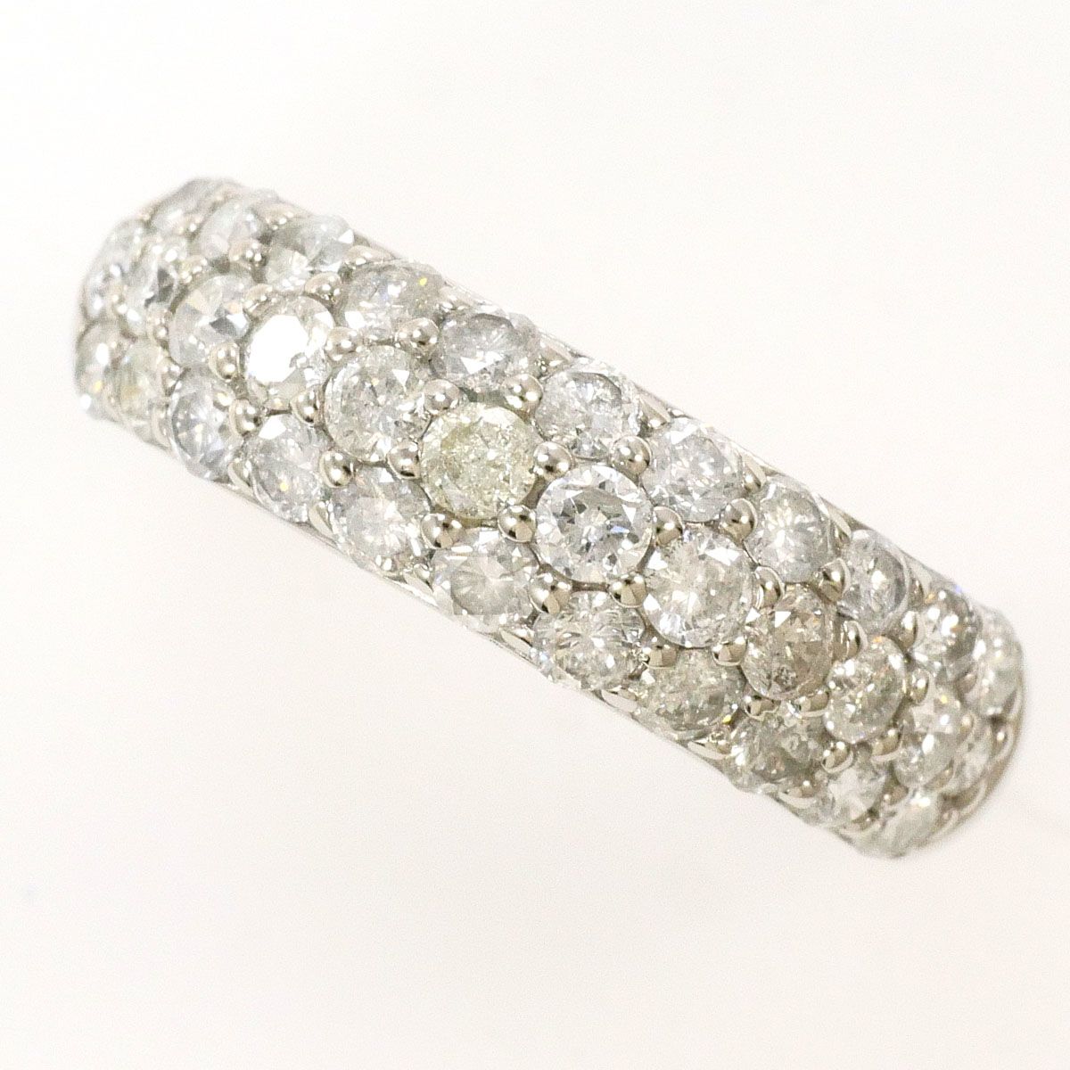 PT900 プラチナ リング 指輪 7.5号 ダイヤモンド 1.00ct 総重量約2.7g