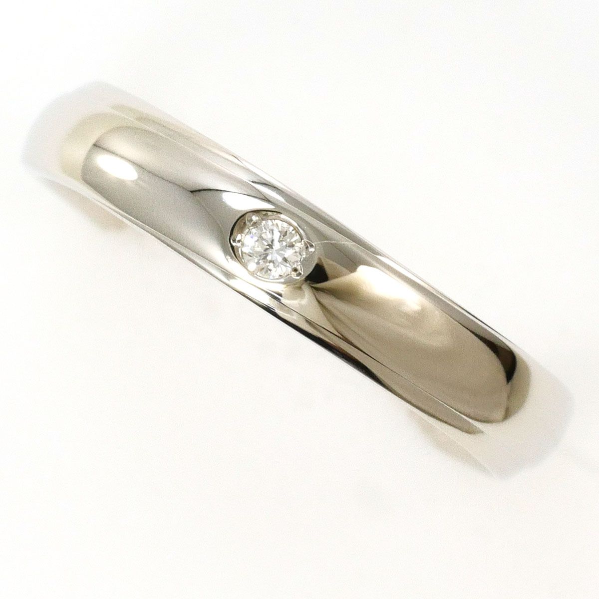 PT900 プラチナ リング 指輪 10号 ダイヤモンド 0.02ct 総重量約3.5g