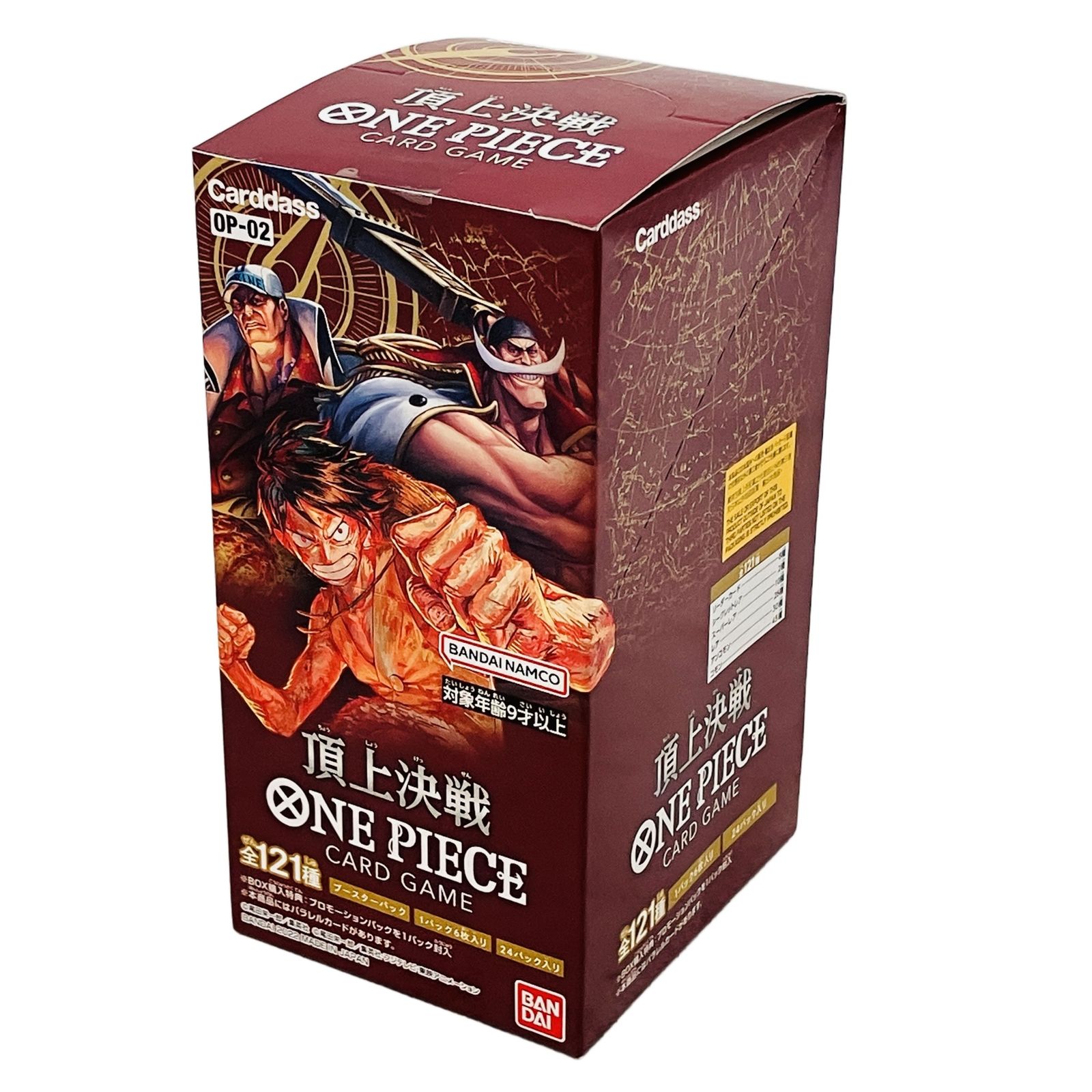 バンダイ ワンピース カード ゲーム OP-02頂上決戦 1BOX 24パック ONEPIECE C10575031