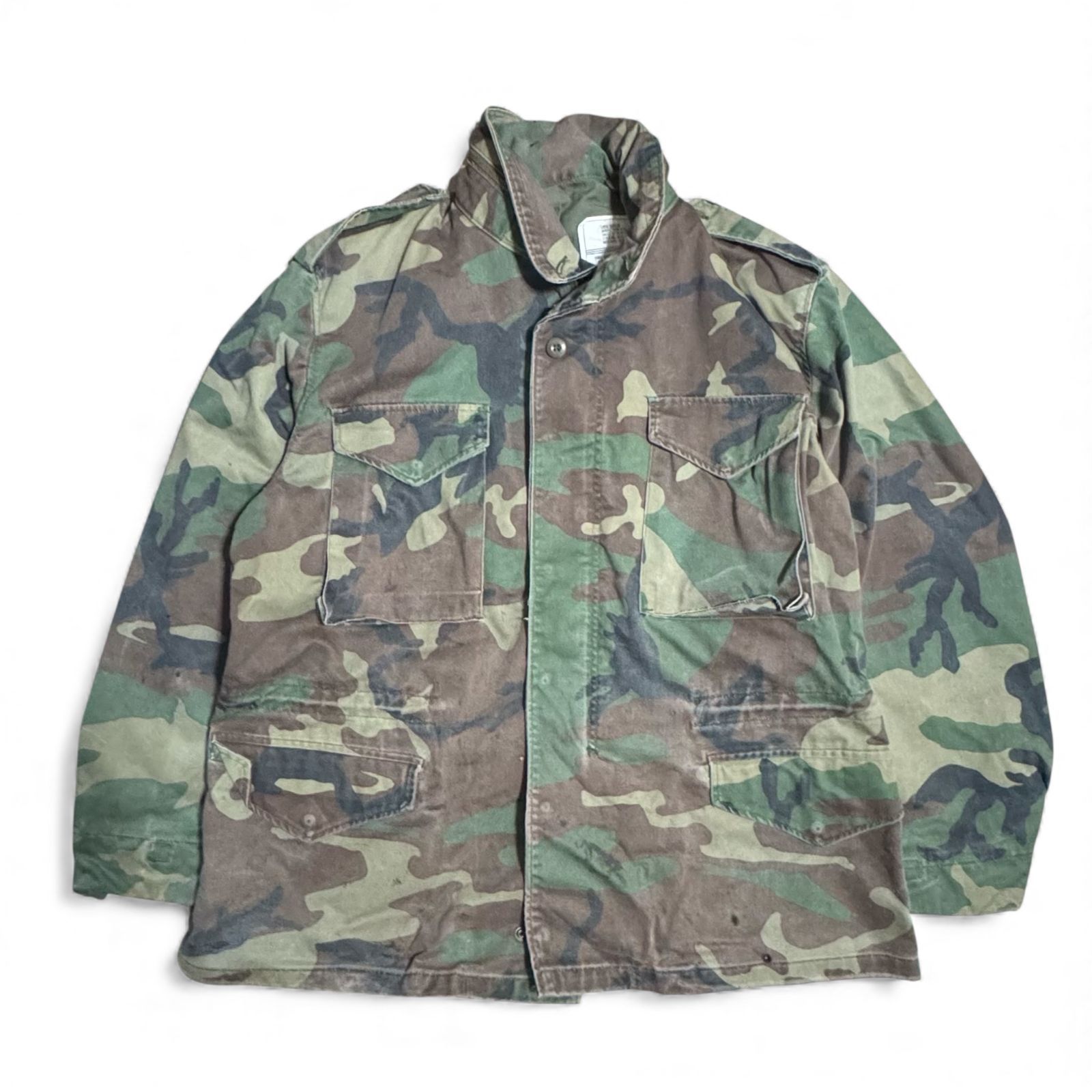 US ARMY ウッドランドカモ ジャケット M 65フィールドジャケット 迷彩 ミリタリー 古着