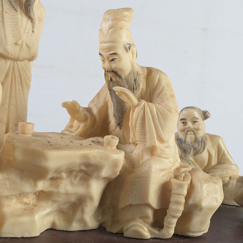 中国　唐木紫檀製　在銘漢詩山水人物文銅天板　墨床　墨台　C　7804E 中国 唐木紫檀製 在銘漢詩山水人物文銅天板 墨床 墨