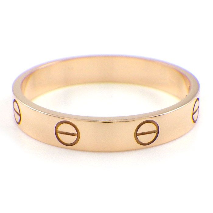 カルティエ Cartier リング ラブ スモールモデル SM K 18 PG 21号 62
