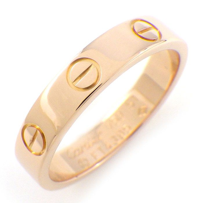 カルティエ Cartier リング ラブ スモールモデル SM B4085251 K18PG 11号 51