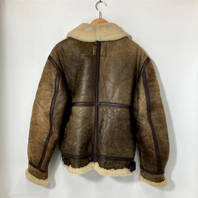 Schott ショット フライトジャケット TYPE B-3 レザージャケット 防寒 古着 カジュアル サイズ40 Lサイズ相当 ブラウン アウター A15229