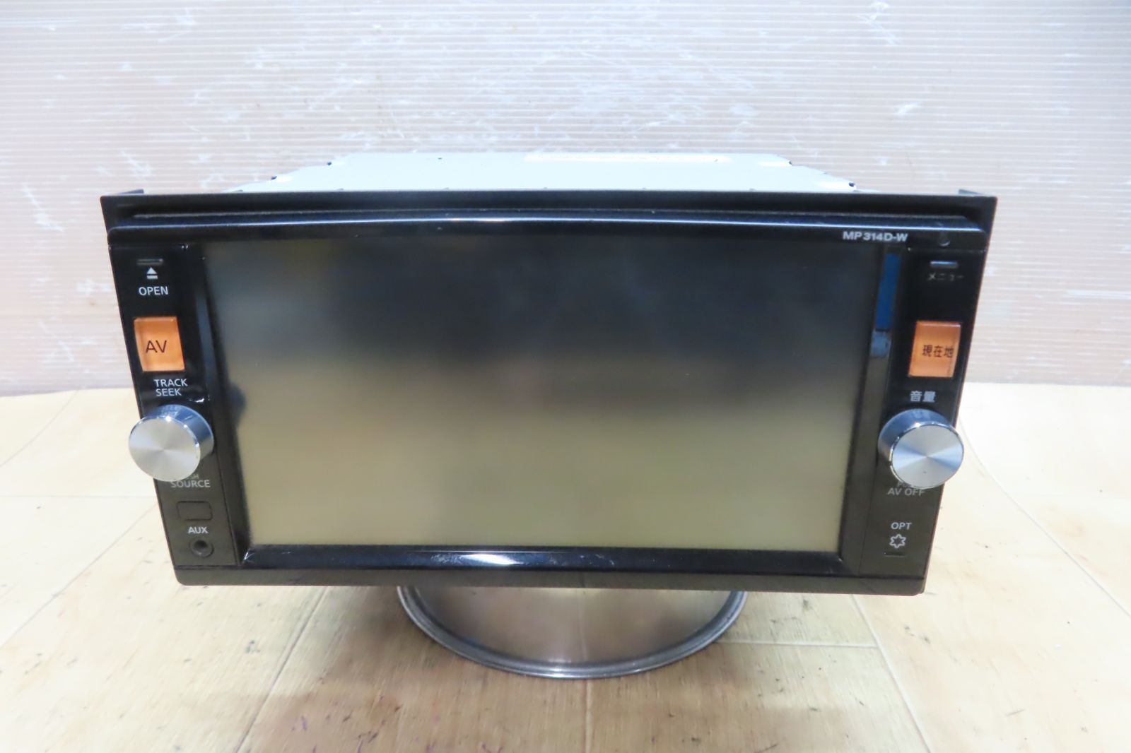 ☆F4726/日産純正 MP314D-W SDナビ 地図2014年 Bluetooth内蔵 CD DVD