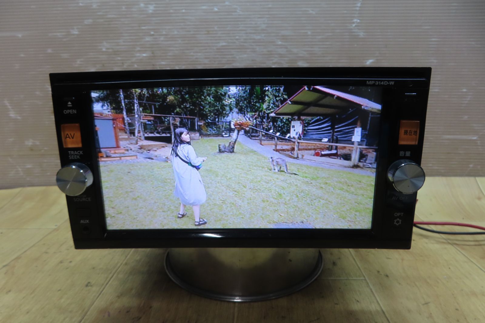 ☆F4726/日産純正 MP314D-W SDナビ 地図2014年 Bluetooth内蔵 CD DVD