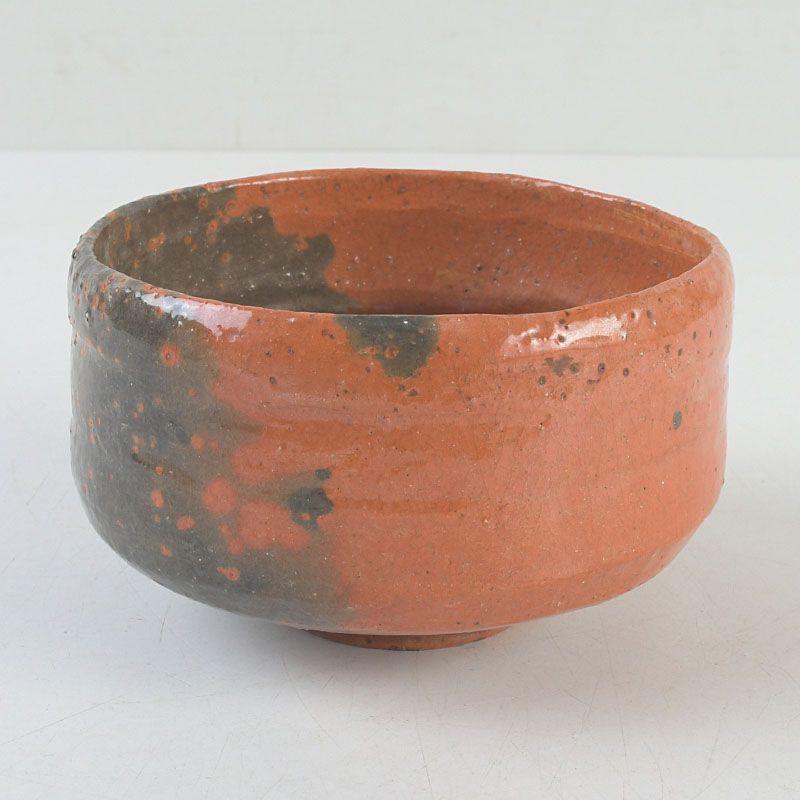 楽吉左衛門　赤茶碗 茶道具 楽吉左衛門 赤楽茶碗 時代箱付 C S316 - メルカリ