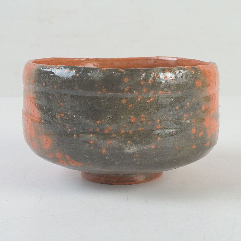 茶道具 楽吉左衛門 赤楽茶碗 時代箱付 C S316 - メルカリ
