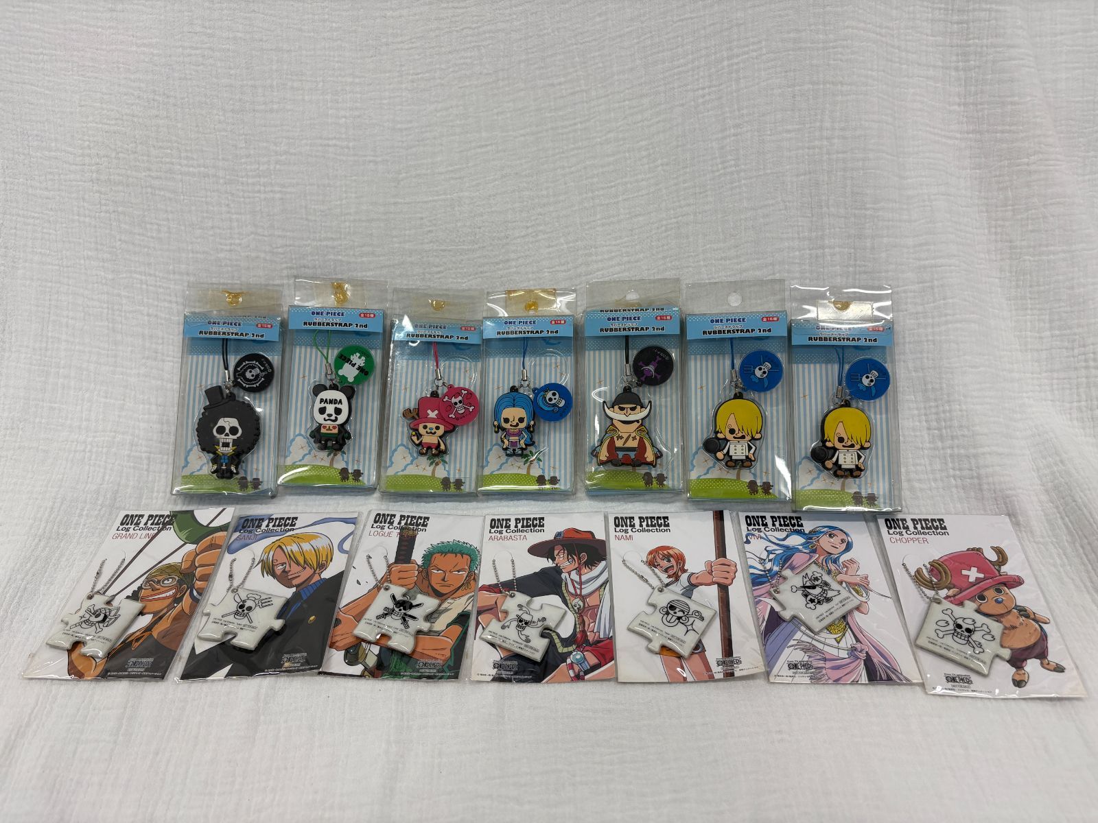 未開封】ワンピース ラバーストラップ＆Log Collection チャーム 14点