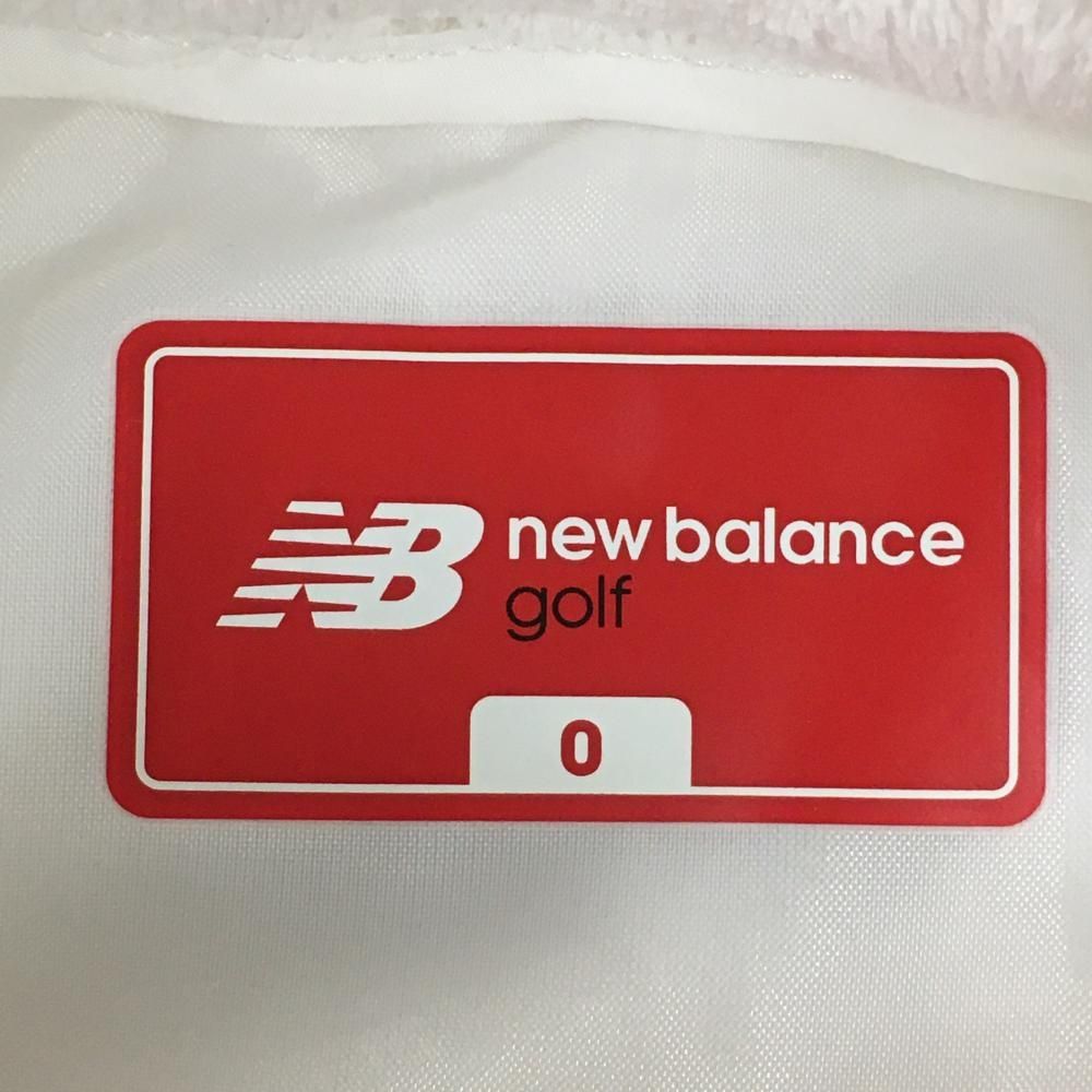 超美品】ニューバランスゴルフ 中綿ノースリーブワンピース 白 上部