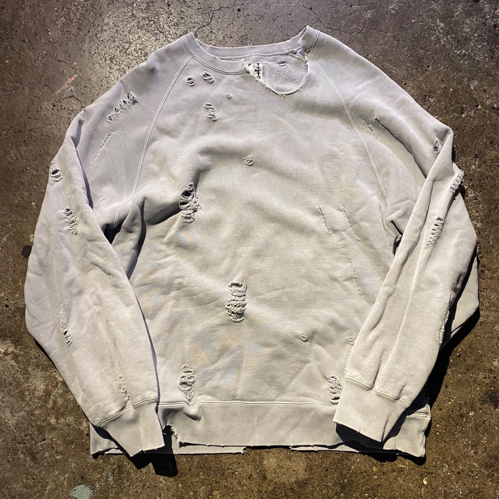 SSZ エスエスズィー BORO CREW ボロクルーネックスウェット BEAMS SSZ 23SS BORO CREW SWEAT SHIRTS ビームス エスエスズィー
