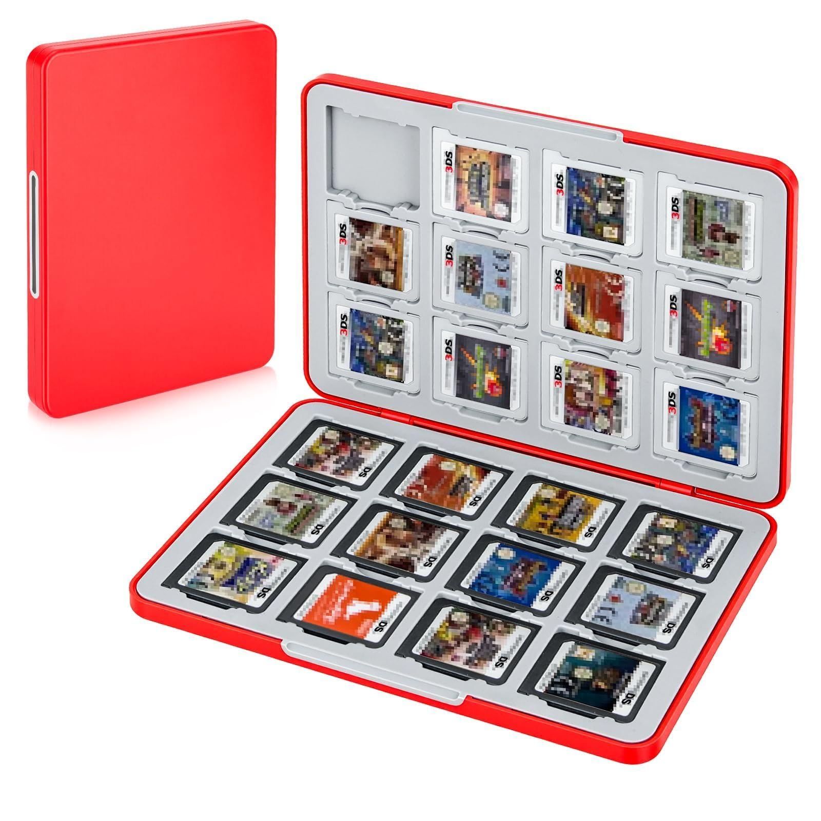 3DS DS ソフト 24種 セット Homgaty 3DS ソフトケース 24枚 3DS/DS対応 3DSカセット DSソフト 収納