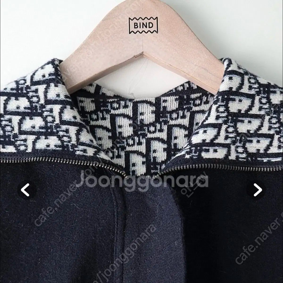 ディオール ネイビー フード ジャケット M