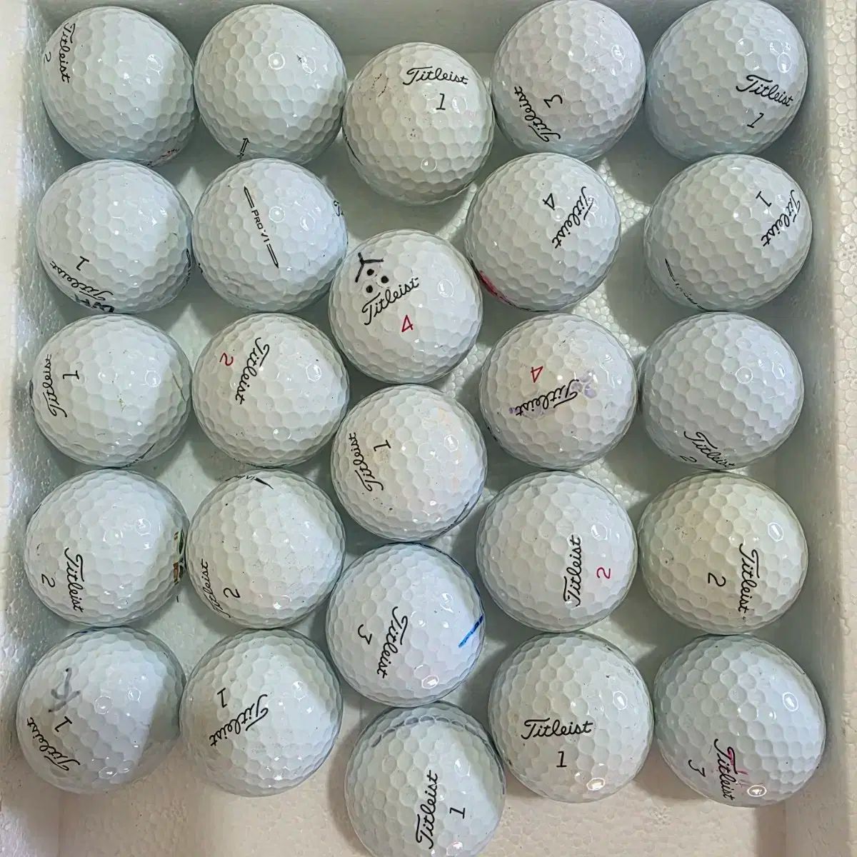 楽天市場】タイトリストpro v1x ロストボールの通販 【S116】Titleist