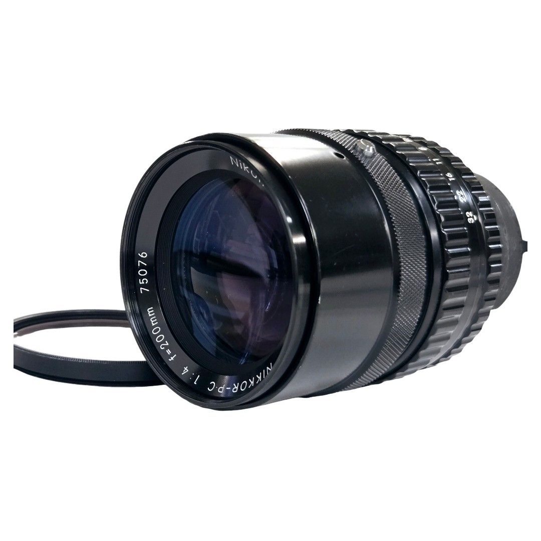 ニコンNIKKOR-P 200mm f4 ゼンザブロニカ交換レンズ ケース付 ニコンNIKKOR-P 200mm f4 ゼンザブロニカ用交換レンズケース有