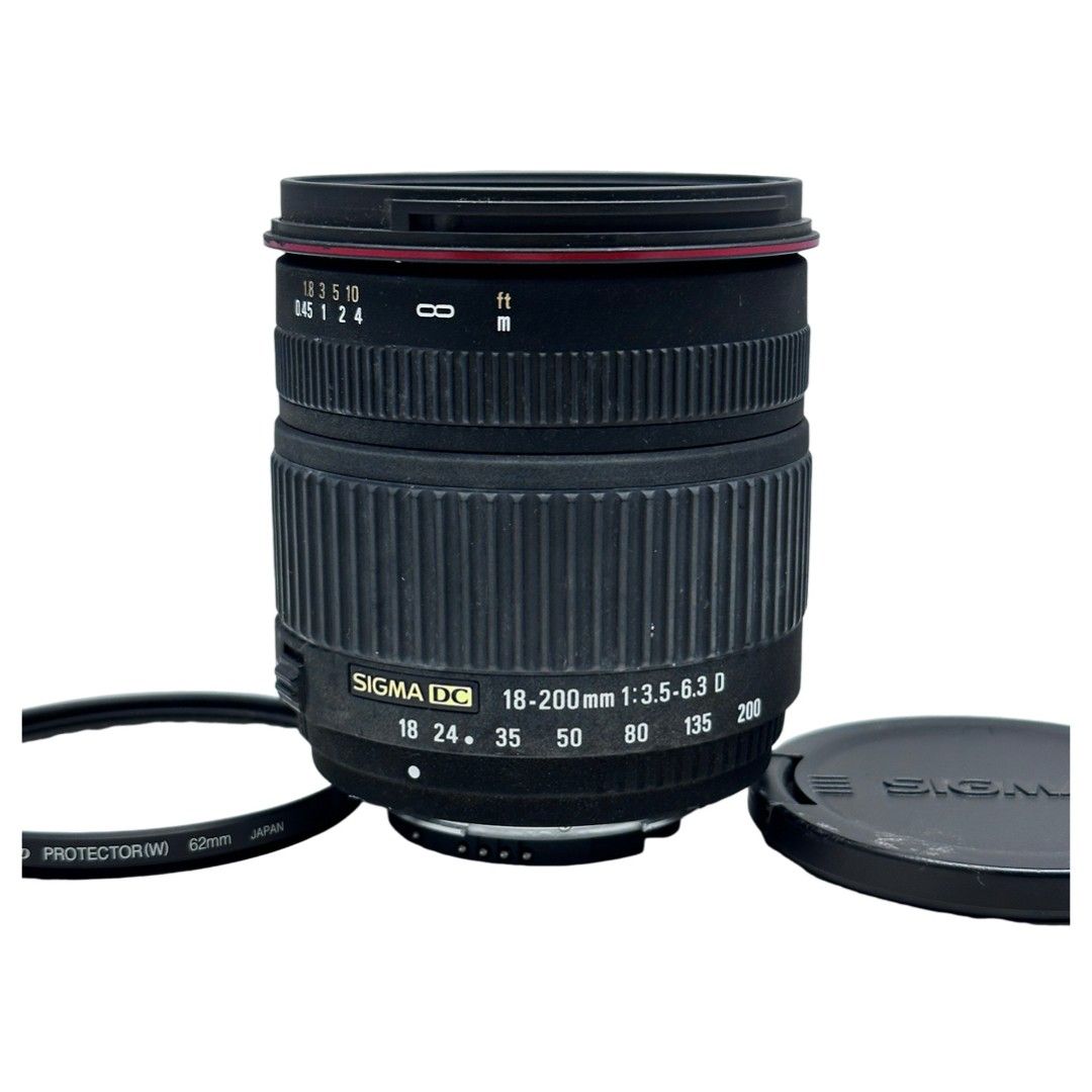 美品】 SIGMA シグマ 18-200mm F3.5-5.6D DC ニコン Nikon #20370