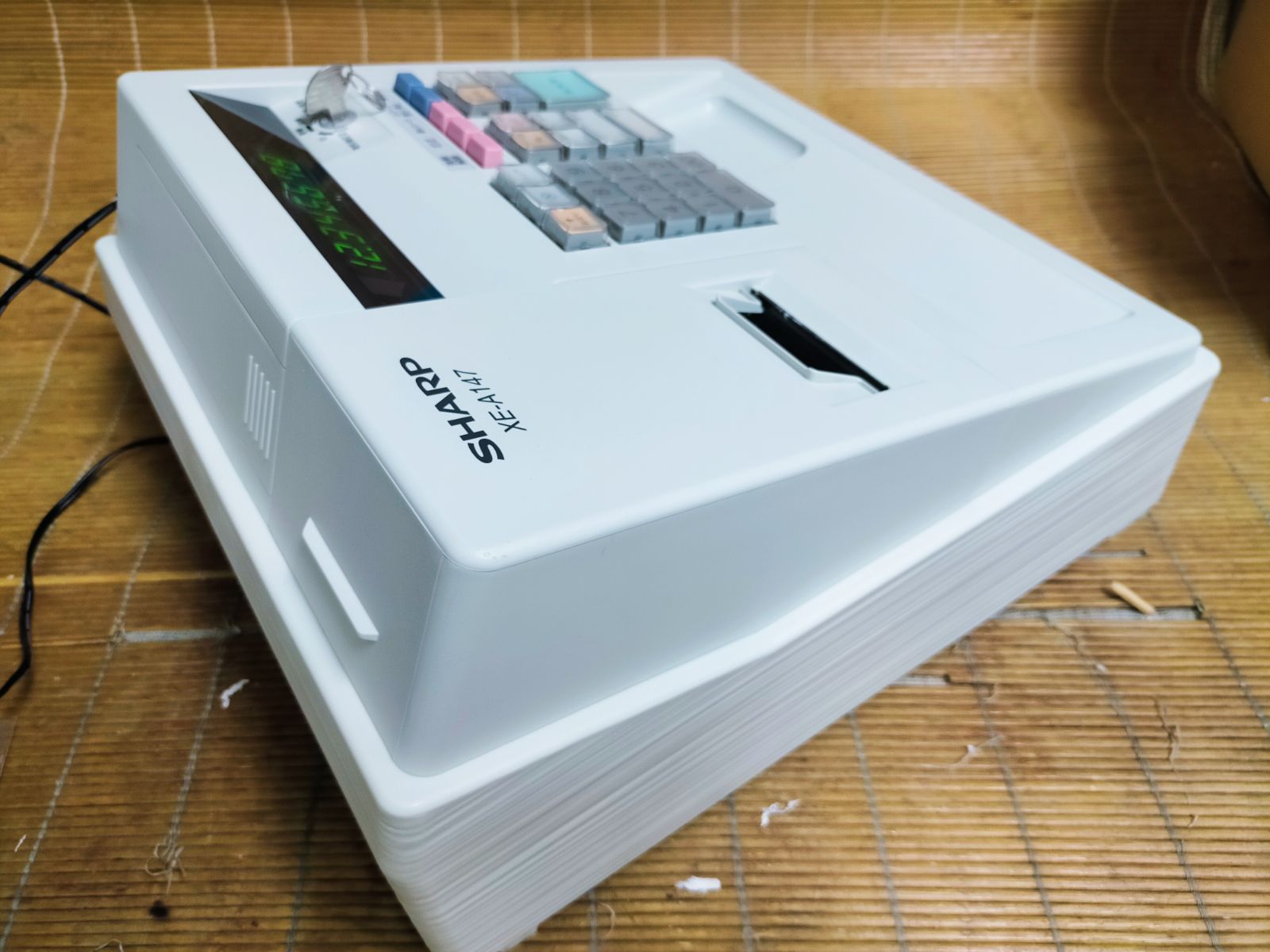 シャープレジスター XE-A147 PC連携売上管理フル設定無料 000662