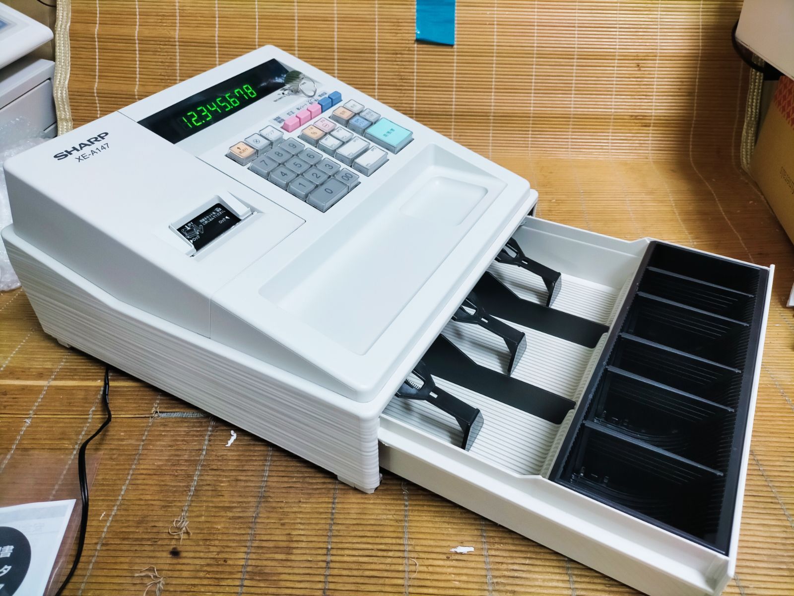 シャープレジスター　XE-A147　PC連携売上管理フル設定無料　611161 シャープレジスター XE-A147 PC連携売上管理フル設定無料 000662