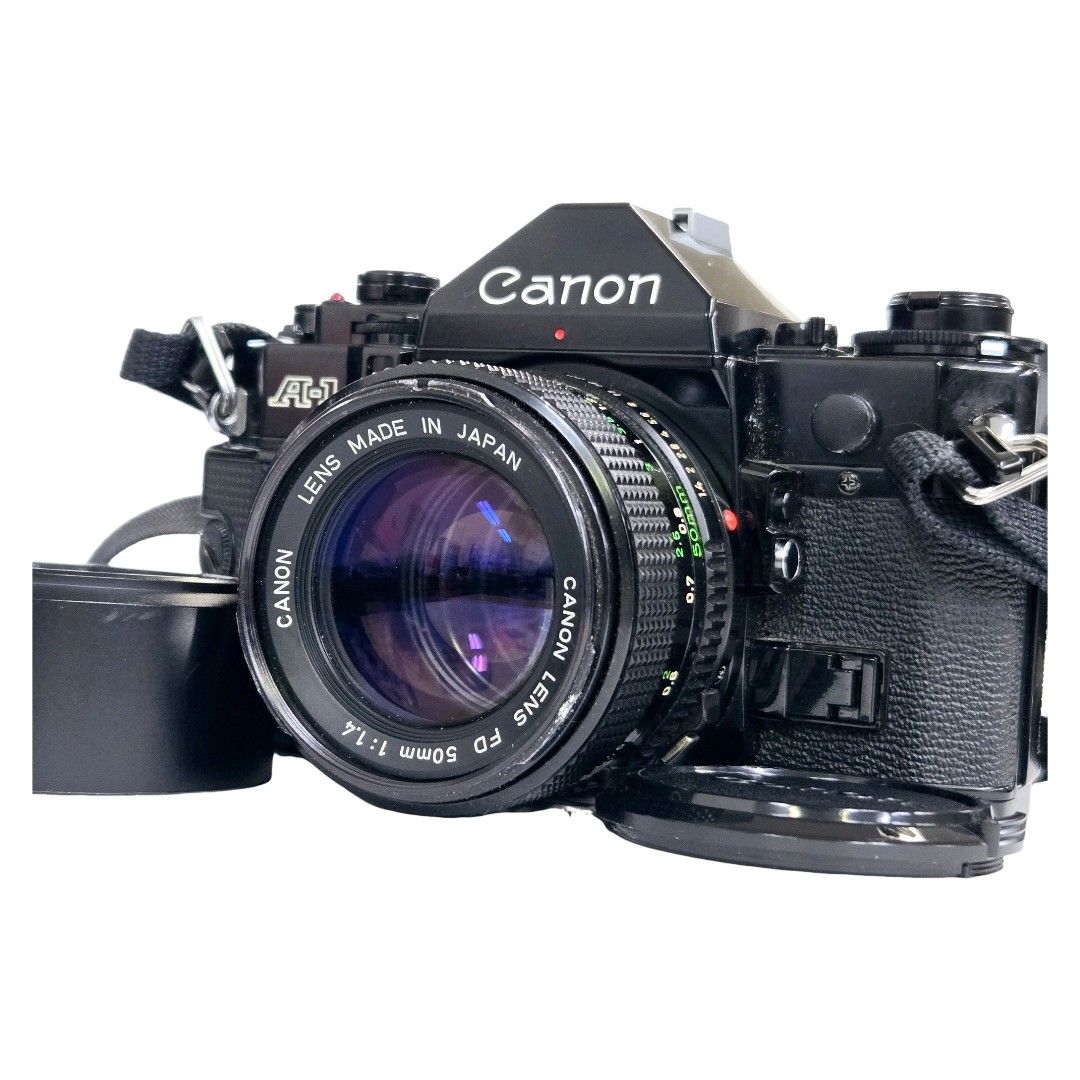 Canon キャノン A-1 NFD 50mm f/1.4 完動品 美品 CANON キャノン A-1 NFD 50mm 1:1.4 シャッター鳴き無し 動作品 Canon