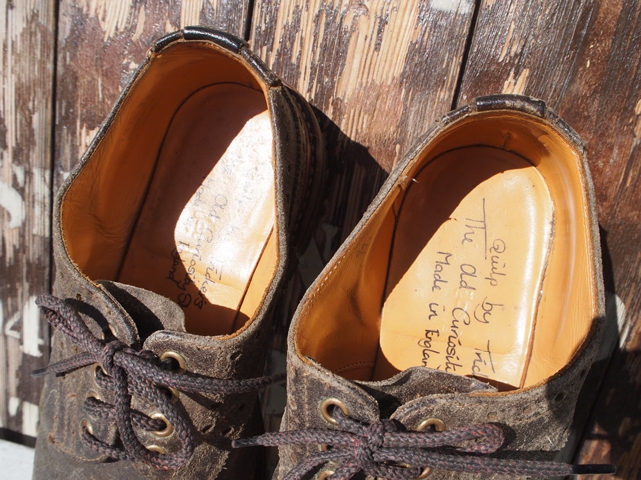 Quilp by Trickers クイルプ バイ トリッカーズ クラックド レザー