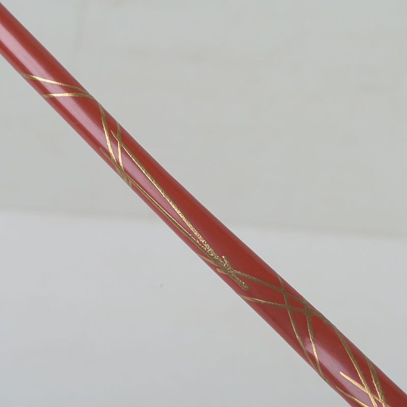 茶道具 西川楳玄作 松葉蒔絵 茶杓 前大徳 藤井誡堂書付箱 C S318