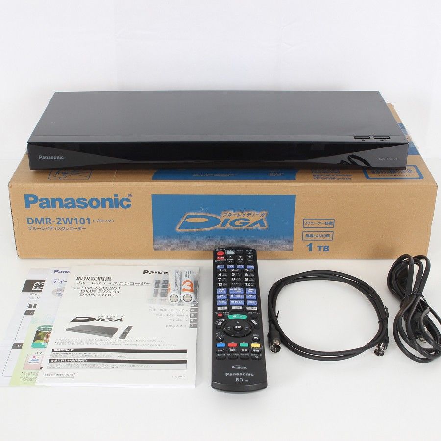 パナソニック おうちクラウドディーガ DMR-2W101 ブルーレイレコーダー