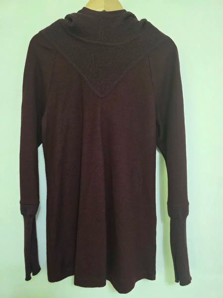 KUHO クホ ウール100 ニット フーディー S バスト40 そう丈63