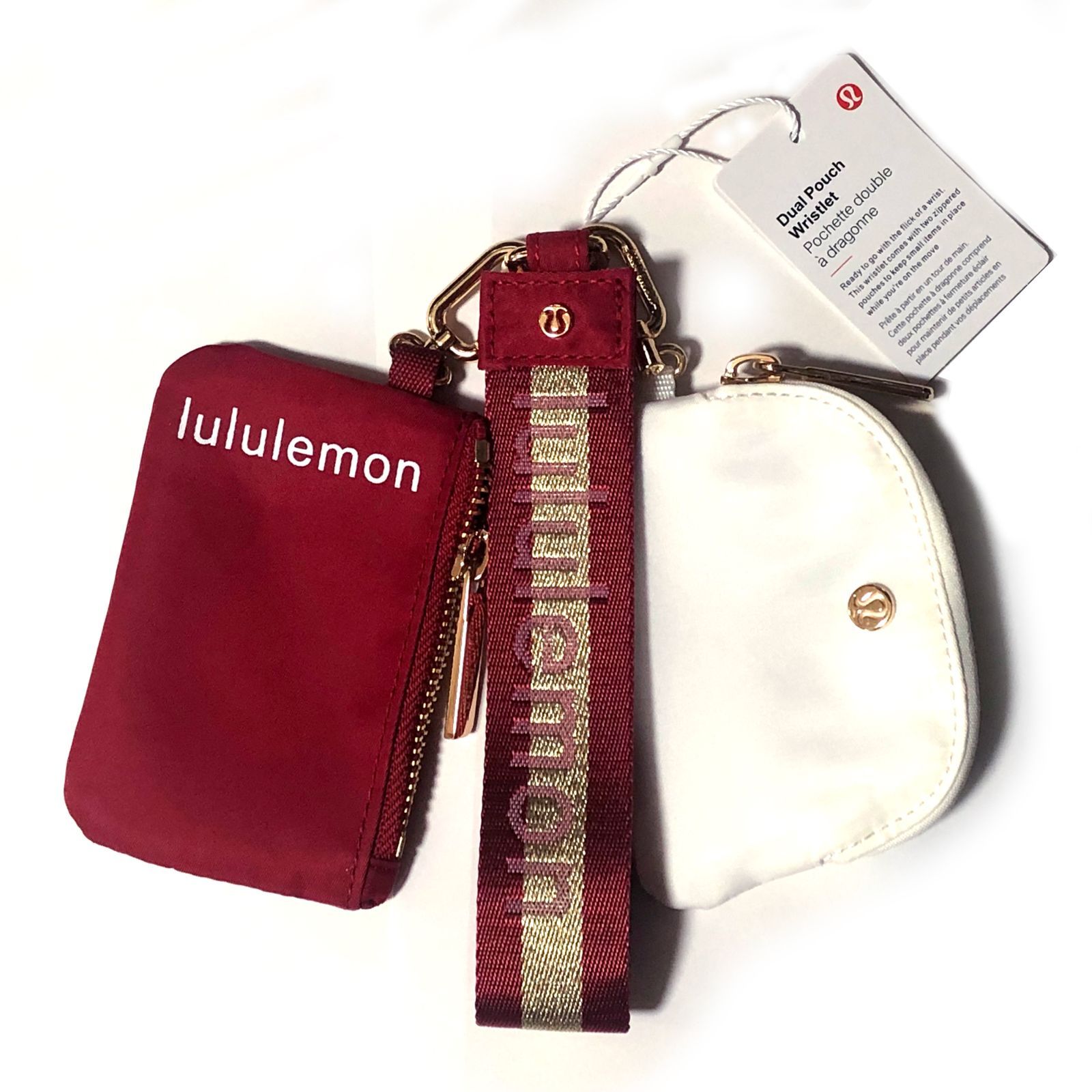 lululemon ルルレモン デュアルポーチ リストレット - メルカリ