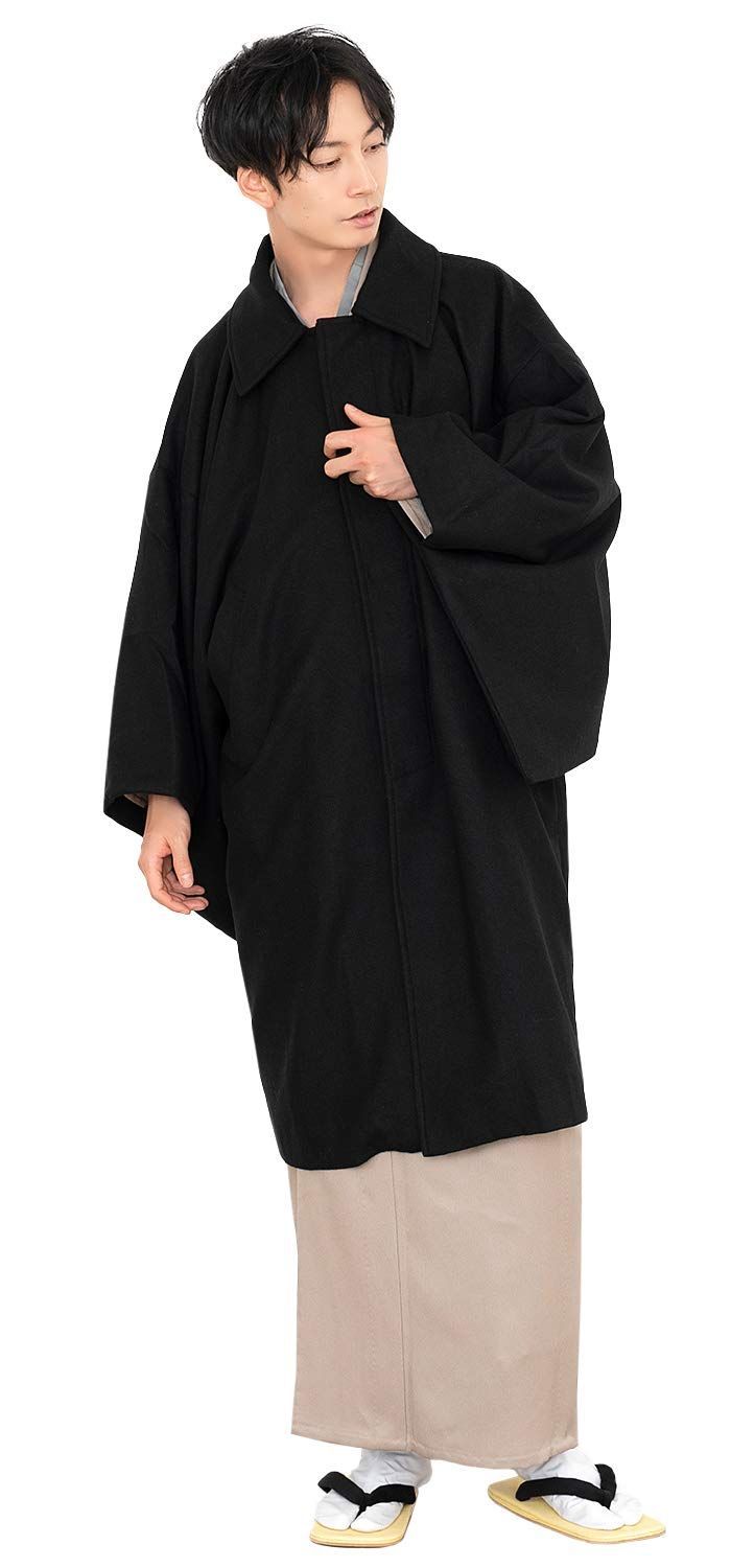 KYOETSU キョウエツ 着物コート 和装コート メンズ 男性 角袖