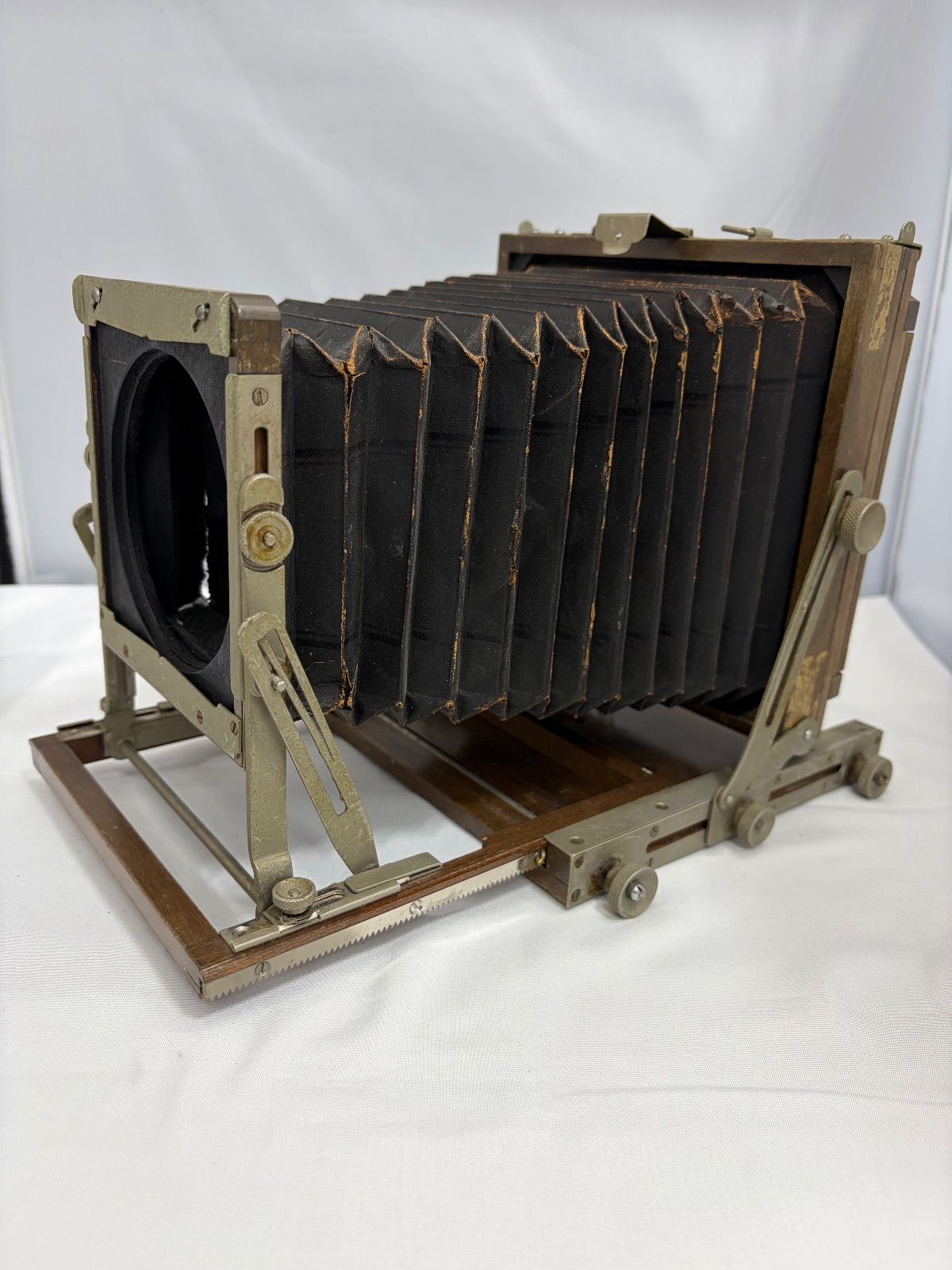 年代物 OKUHARA CAMERA オクハラカメラ 蛇腹 木製 大判 年代物 OKUHARA CAMERA オクハラカメラ 蛇腹 木製 大判