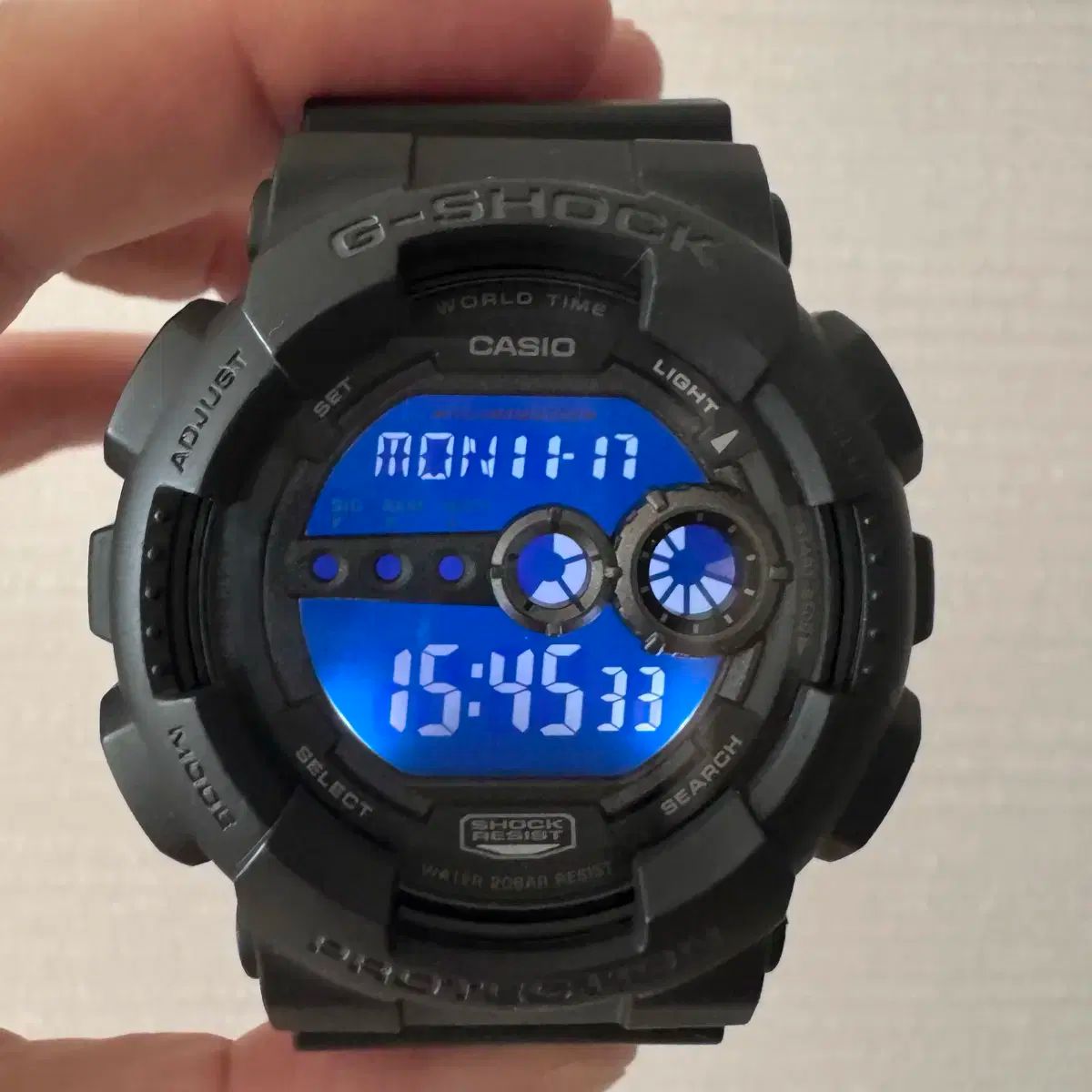 G SHOCK ジーショック BIG FACE GD 100 マットブラック S級 腕時計(デジタル) 時計 メンズ