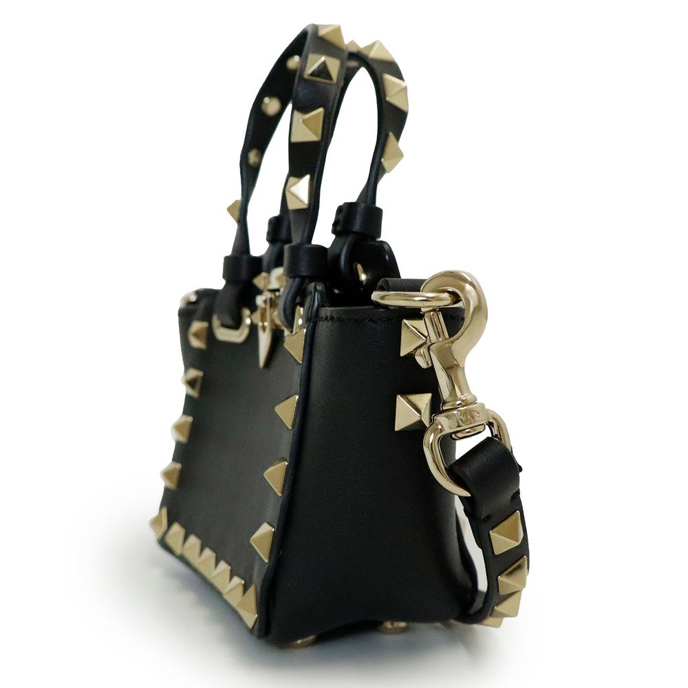 ヴァレンティノ ロックスタッズ ミニトート トートバッグ カーフスキン