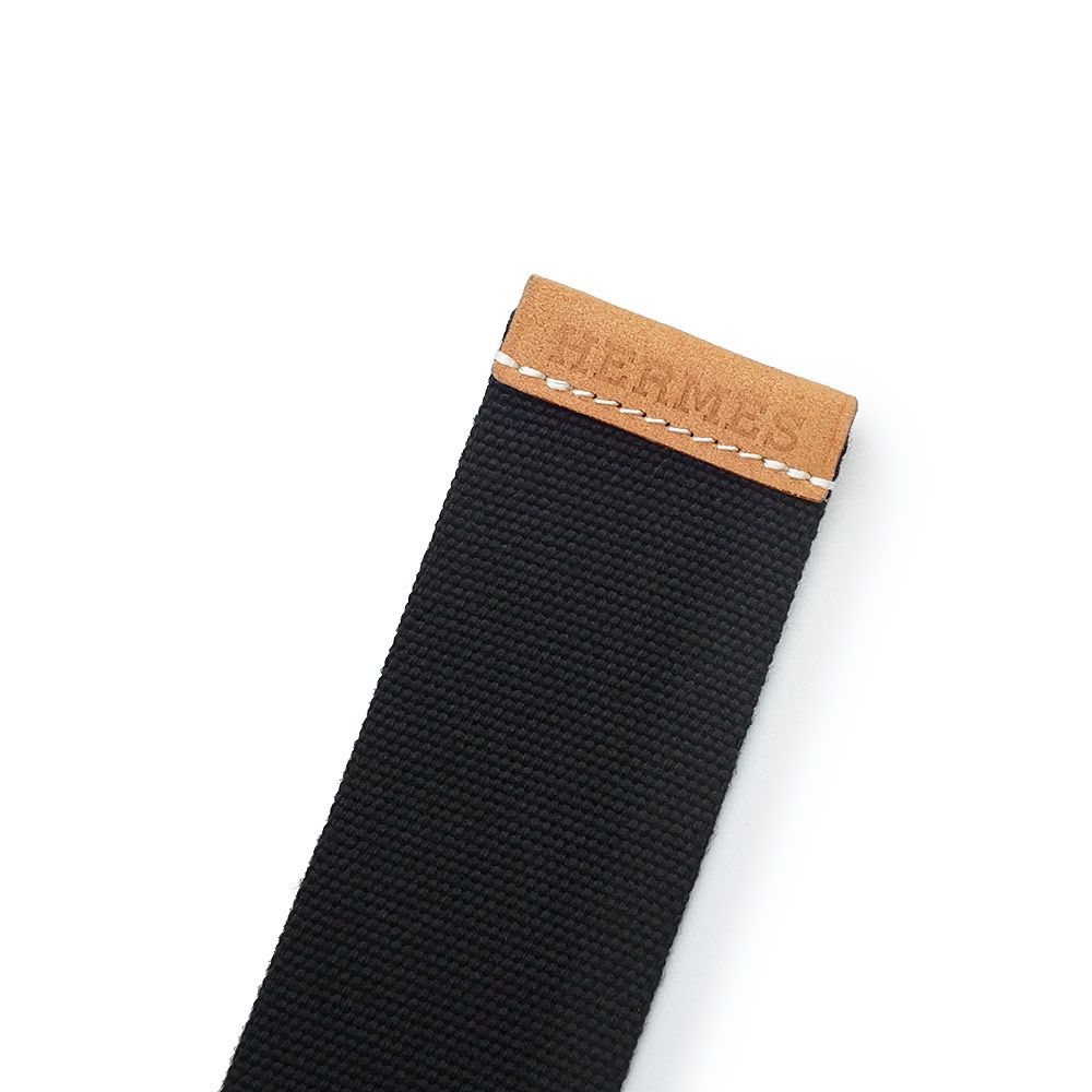 エルメス ノマド 40 H ベルト Sサイズ キャンバス ブライドルレザー