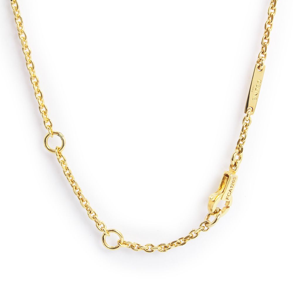 セリーヌ トリオンフ ロング ペンダント ネックレス ゴールド