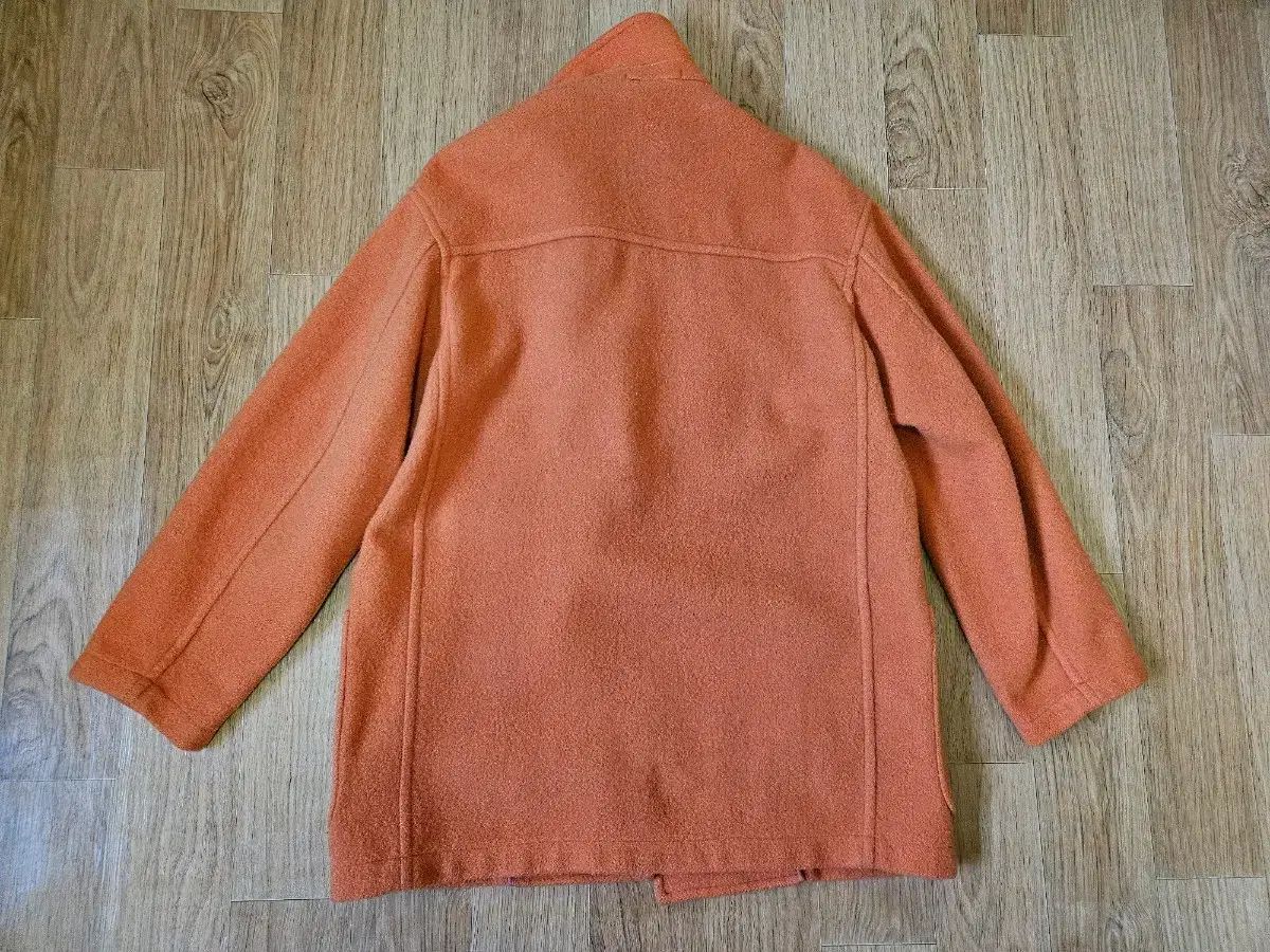 モンゴメリー ダッフル オレンジ色 ウール ハーフ コート