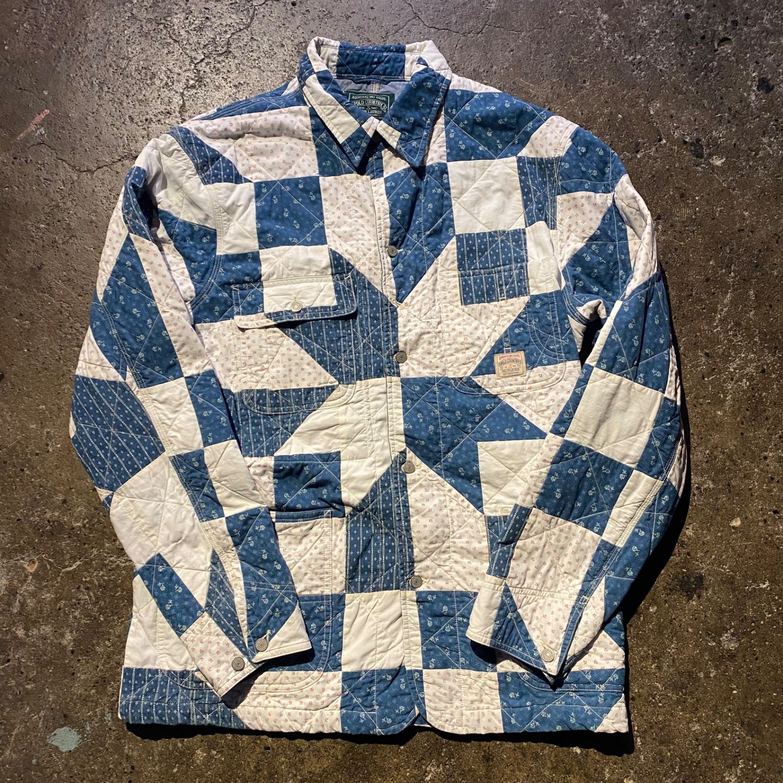 POLO COUNTRY パッチワークジャケット Ralph Lauren ポロ カントリー