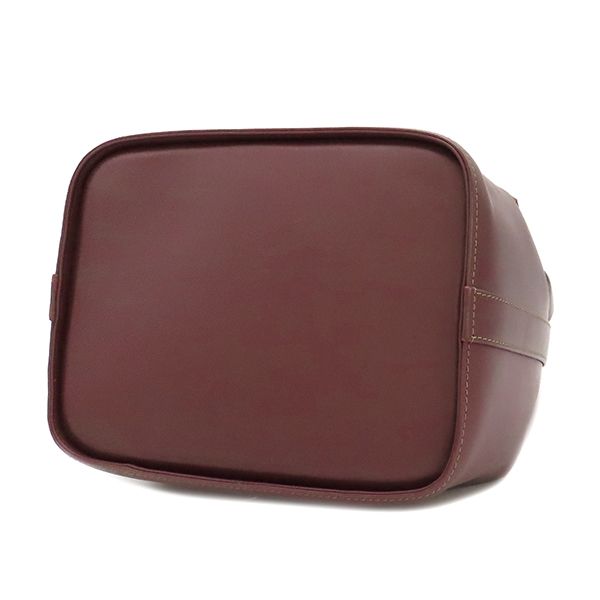 カルティエ Cartier ショルダーバッグ マストライン レザー ボルドー