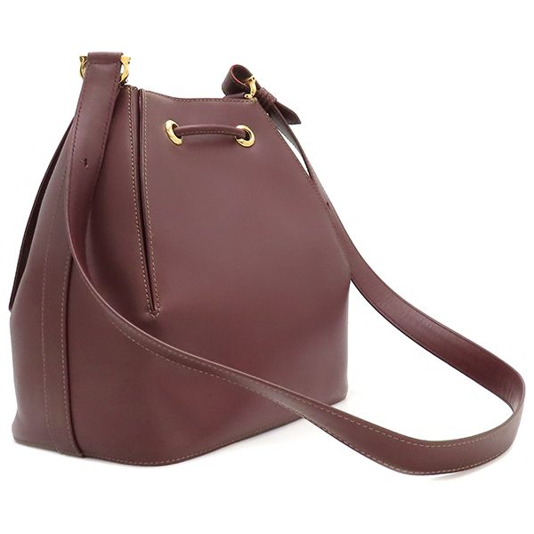 カルティエ Cartier ショルダーバッグ マストライン レザー ボルドー