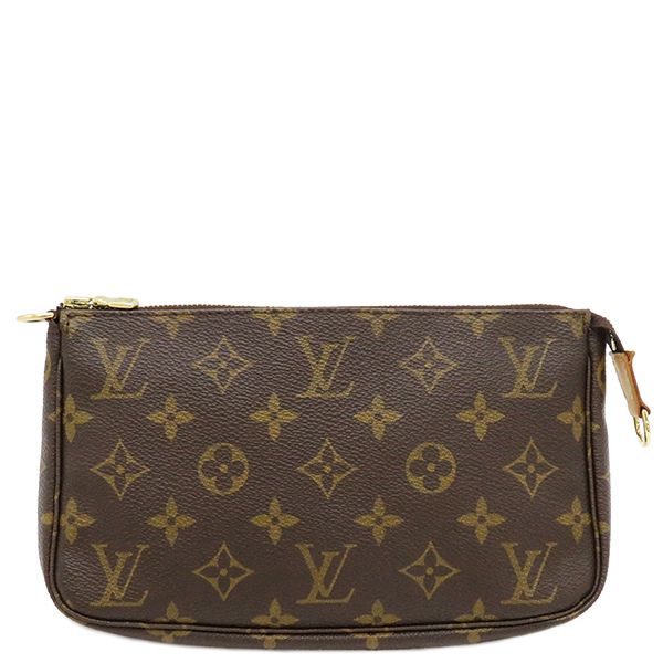 ルイヴィトン LOUIS VUITTON ポーチ ポシェット アクセソワール モノグラムキャンバス モノグラム ゴールド金具 茶 ハンドバッグ M40712 VI0071 保存袋