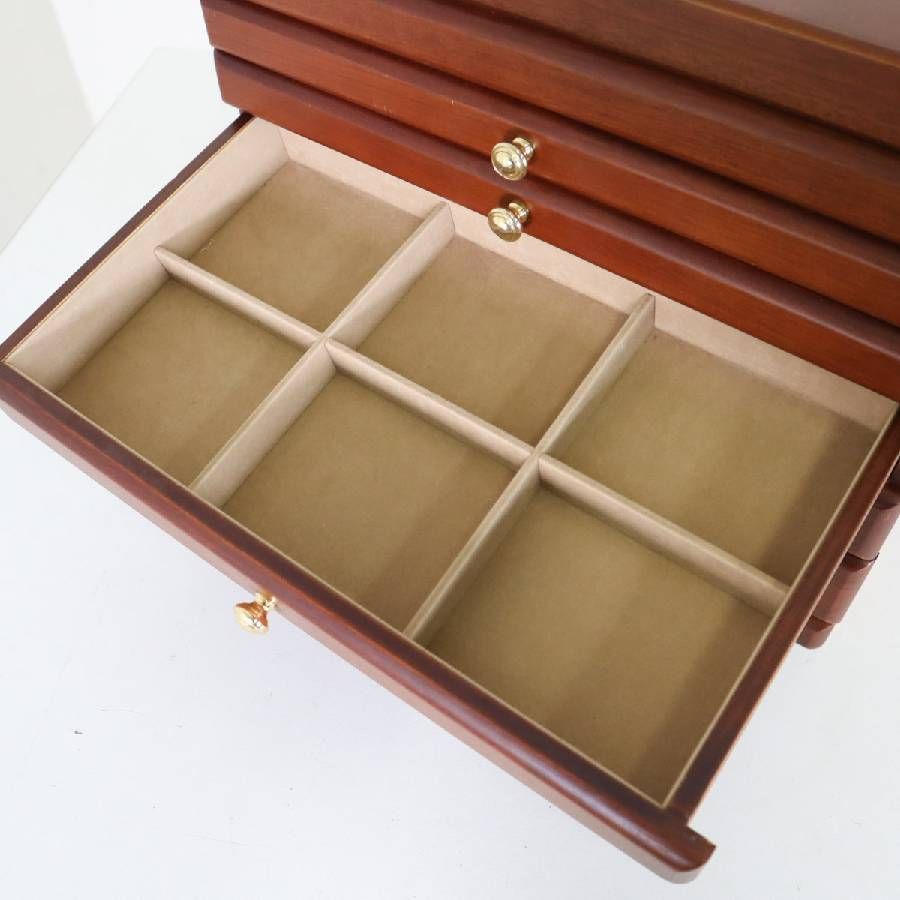 木製 レトロ ジュエリーボックス アクセサリー収納ケース 鏡付 木製 レトロ ジュエリーボックス アクセサリー収納ケース 鏡付 ミラー