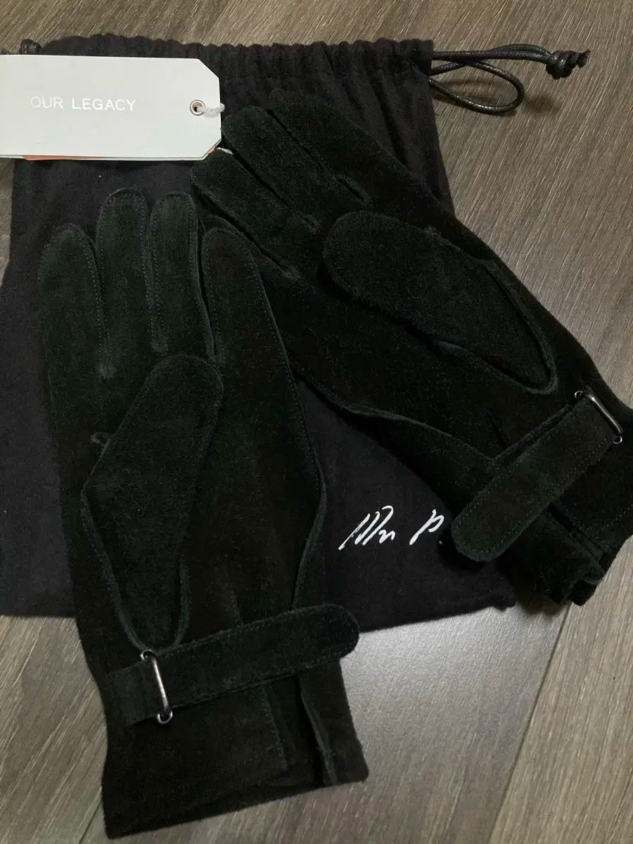 OUR LEGACY アワーレガシー 黒 レザー手袋 グローブ L OUR LEGACY