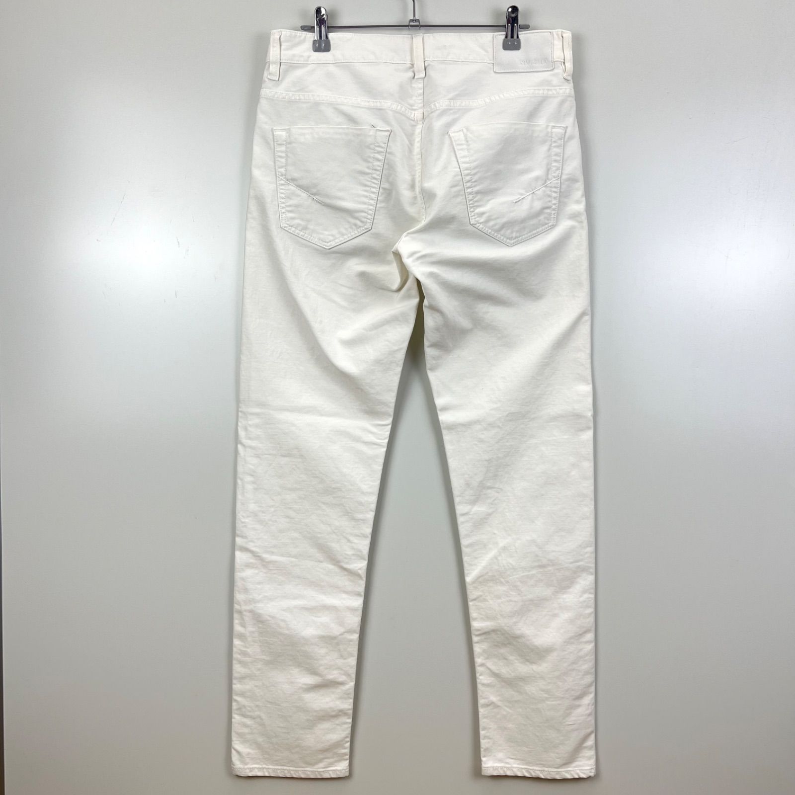 SIVIGLIA ITALY skinny fit cotton stretch pants 32 シヴィリア