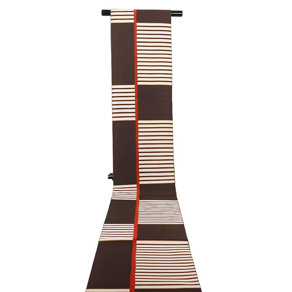 レンガ色 薄グレー