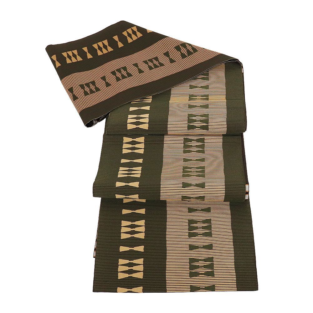 紹巴重通織 濃茶