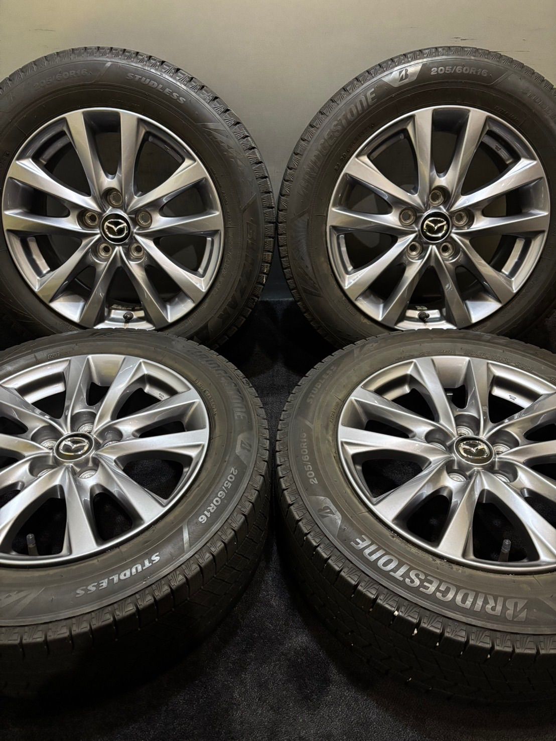 205 60 R 16 VRX 3 21年製 マツダ MAZDA 16インチ 6 5 J 45 114 H スタッドレス 4本 南2 K 750