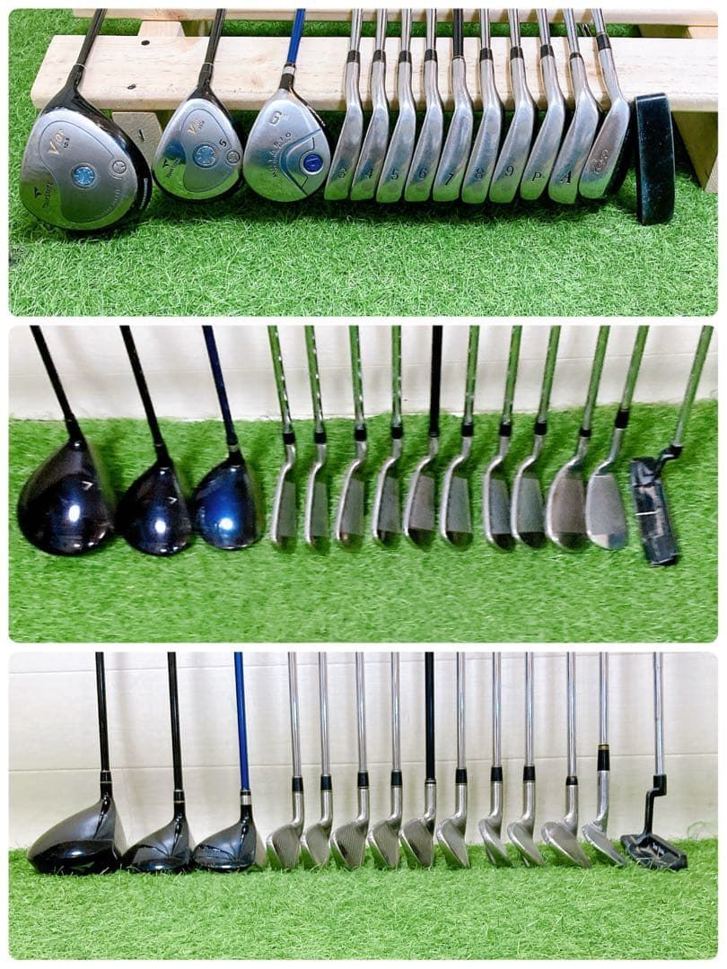 M7 ツアーステージ ViQ 初心者オススメ ゴルフクラブセット メンズ 14