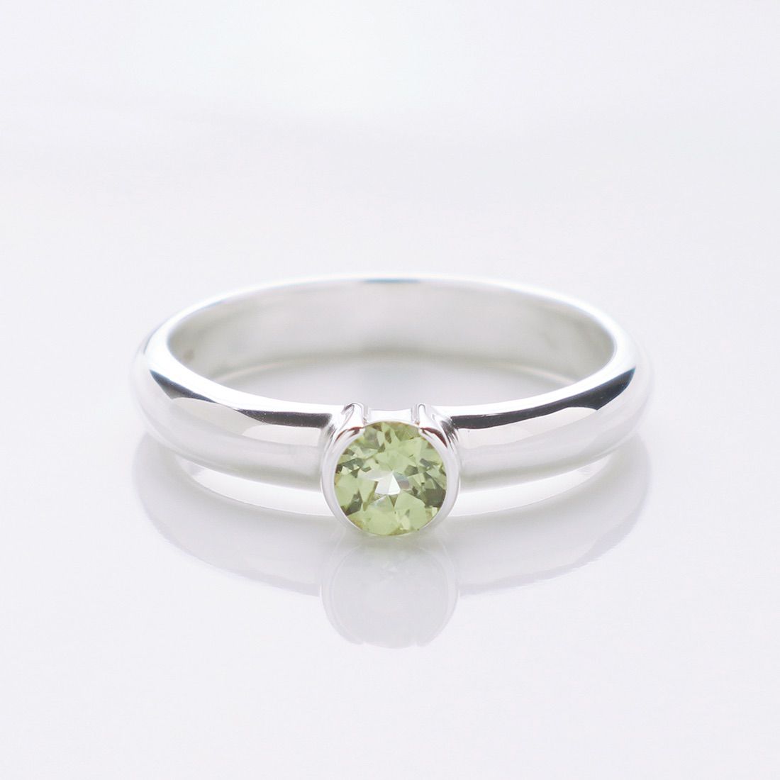 ティファニー ペリドット 925 リング 8号 - c.2000 s