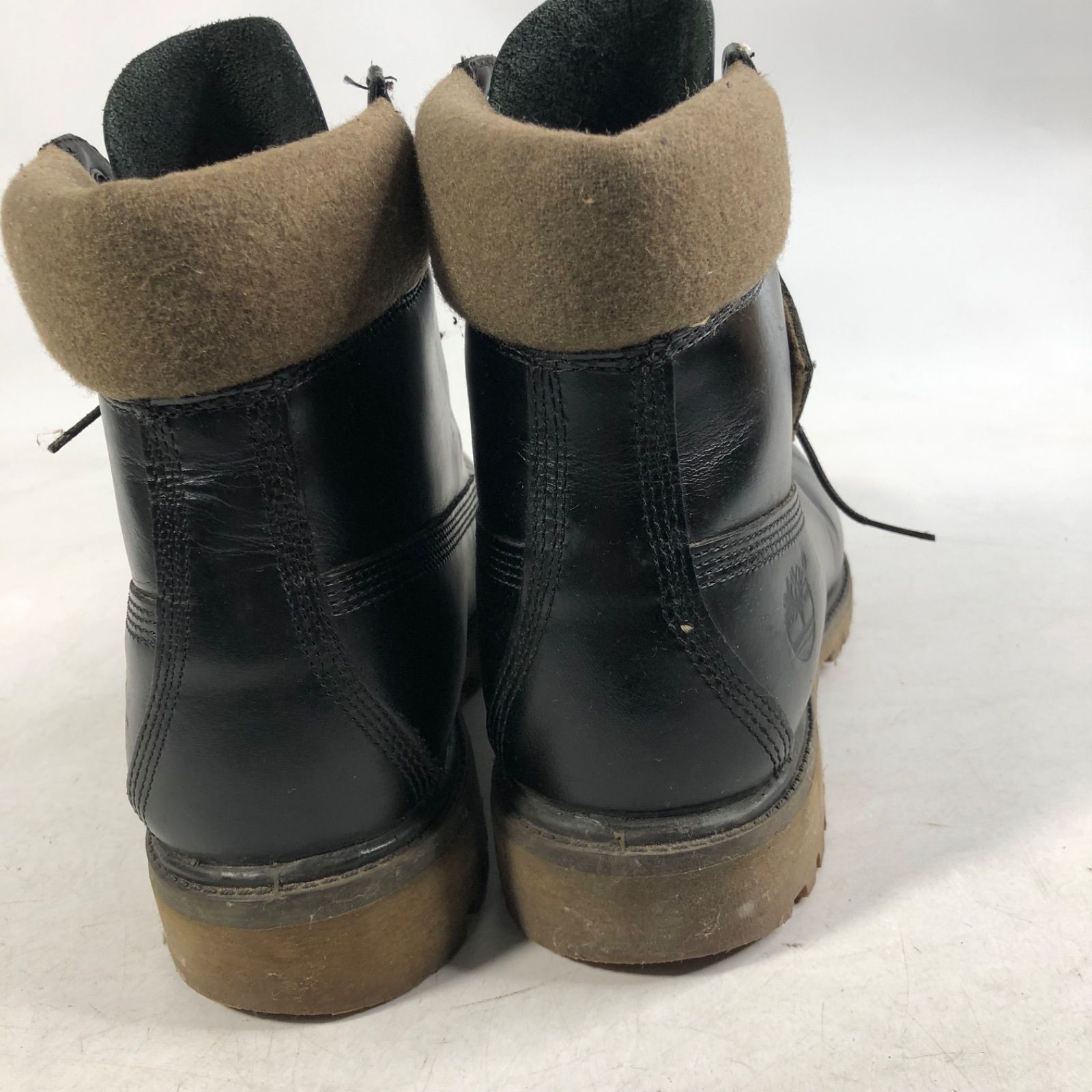  A 1117 35 5 Timberland ティンバーランド ミドルカット レザーブーツ ワークブーツ size 9 1 2 cm ブラック 使用頻度少 27 ワークブーツ ブーツ 革靴
