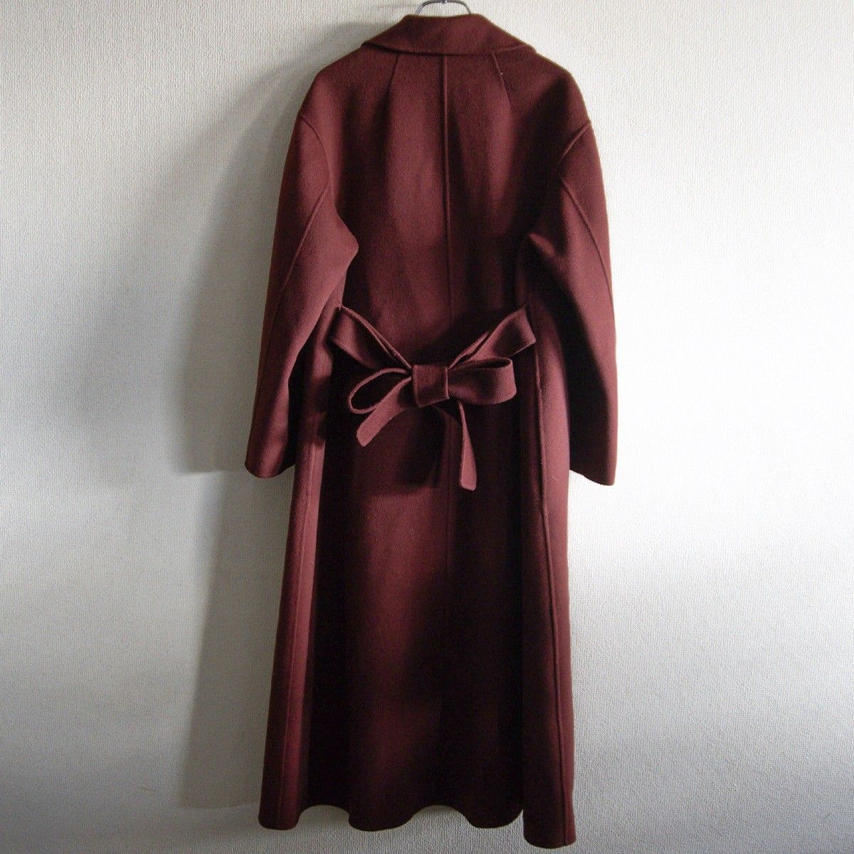 美品 ✨マックスマーラ　クチートアマーノ　リバーコート　ベルテッド　ネイビー 美品 ✨マックスマーラ クチートアマーノ リバーコート ベルテッド